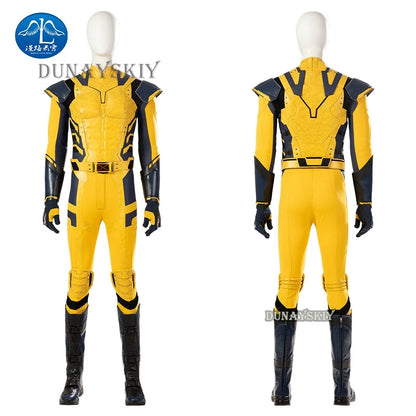 New Deaddpool Wolverine Cosplay Costume Superhero Cosplay Zentai Full Set With Bosysuit Shoes Handmade - product image 2