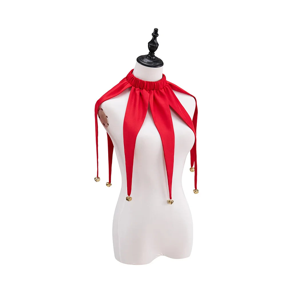Clown Red Collar Halloween Jester Collar Accessories Fairy Tale Circus - product image 2