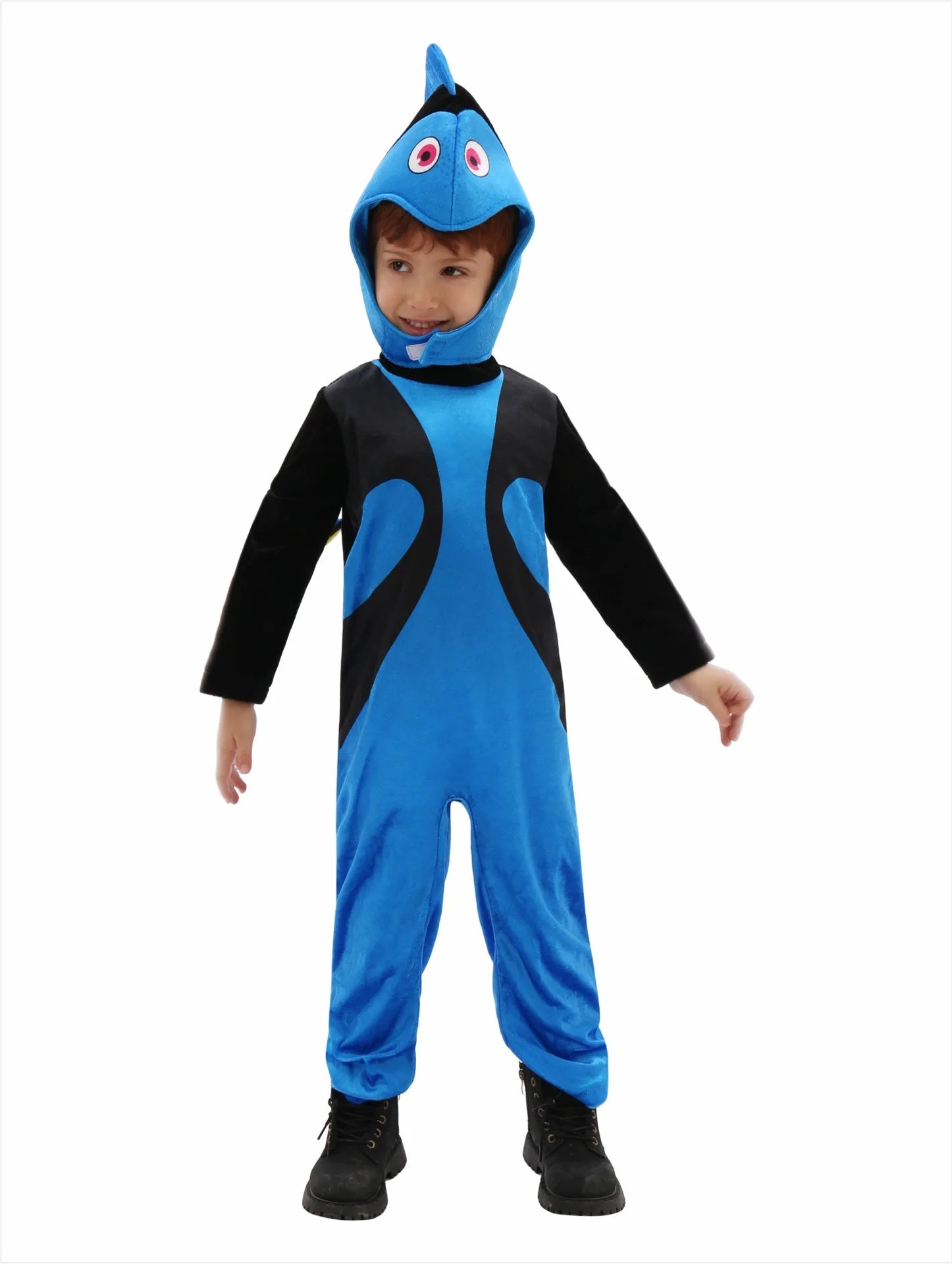 Ocean Halloween Cosplay Little Shark Mermaid Flounder Costume Funny Sea Creature Clownfish Boys