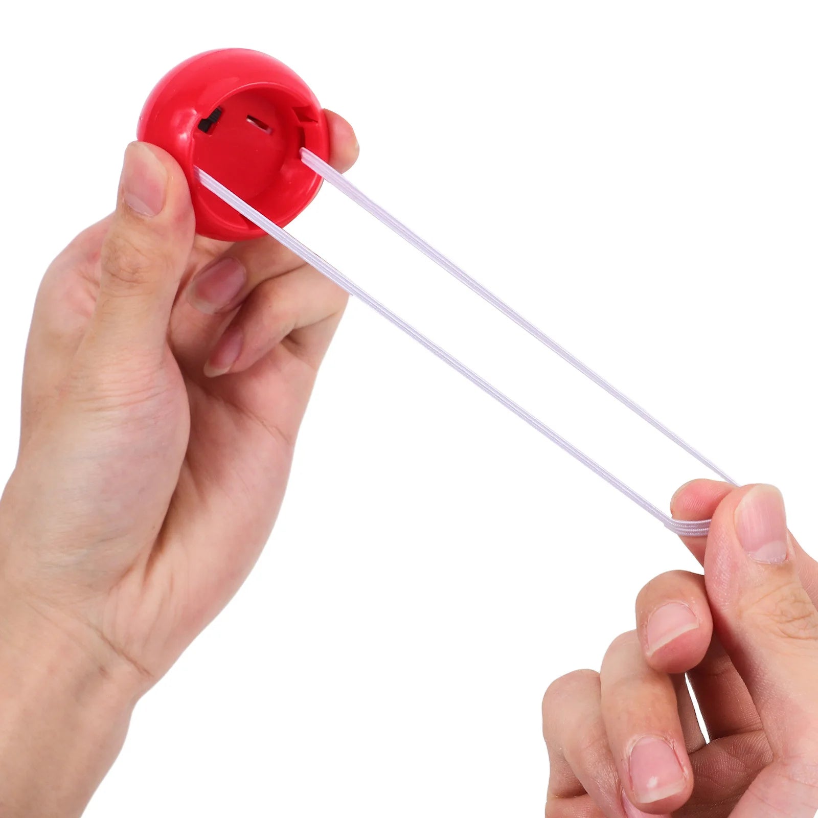 Red Light Up Clown Nose Flashing Blinking Glowing Nose Prop for Halloween Circus Costume - View 6