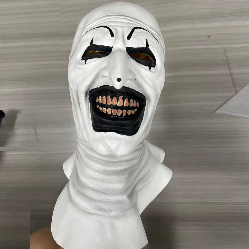 Art the Clown Costume Movie Terrifier 2 Art the Clown Costume Jumpsuit Mask Halloween - Costume Only / XL