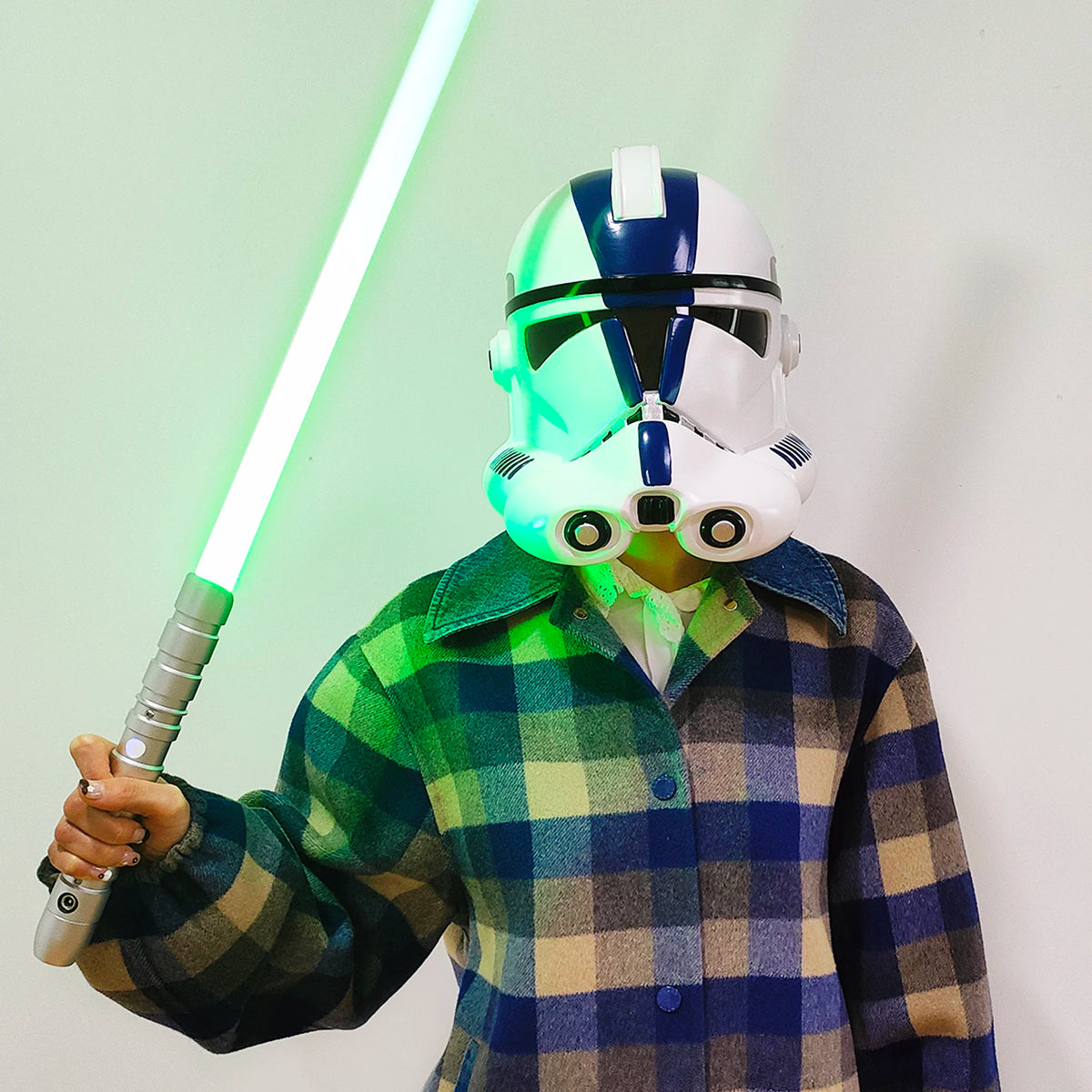 Galactic Space Saga Space Trooper Adult Halloween Mask Helmet - product image 8
