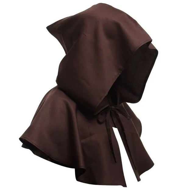 Unisex Halloween Ghost Dementors Costume Gothic Horror Zombie Tattered Hooded Capes Day of - red cape / One Size