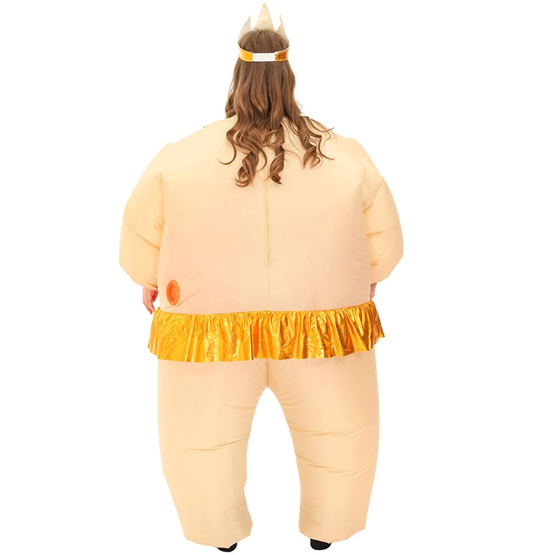 Adult Inflatable Ballet Clowns Costume Fit for Halloween Performance Joker Costume for Men - 1059 Adult Size / 59.1–74.8 in (150–190 cm)