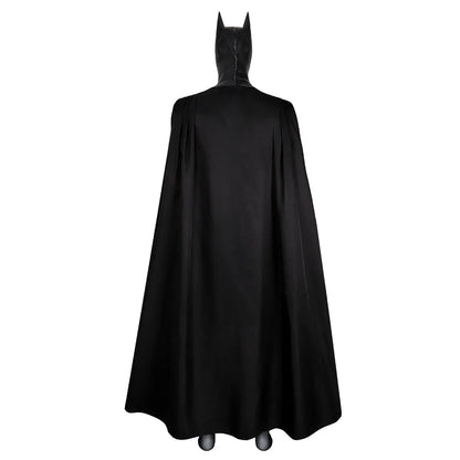 Adult Bat Super Hero Costume Men Bat Mask Knight Cosplay Jumpsuit With Cape Outfit for Halloween Party Bodysuit