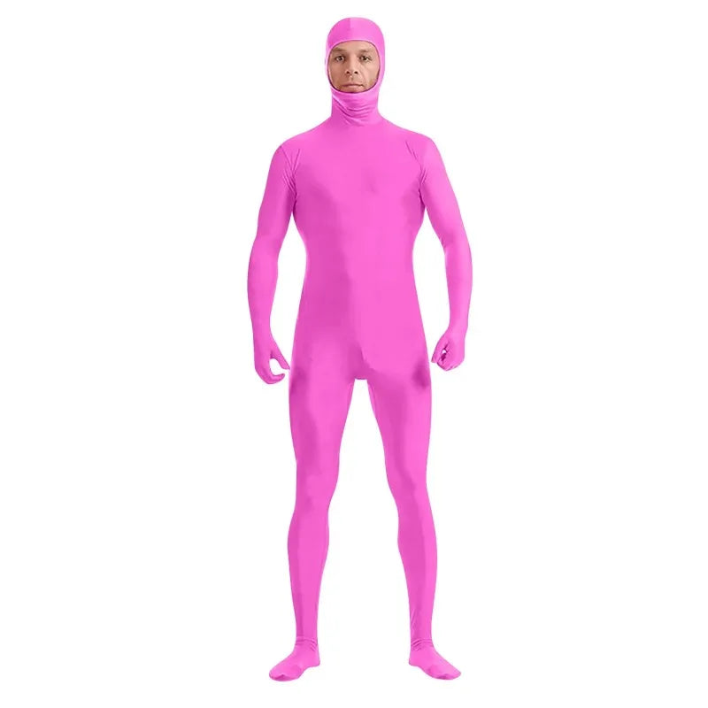 Adult New Full Body Zentai Suit For Men Second Skin Tight Suits Spandex Costume - alternate view 4
