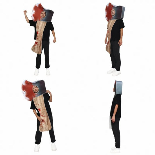 Adult Men And Horror Bloody Axe Fun Spoof Costume