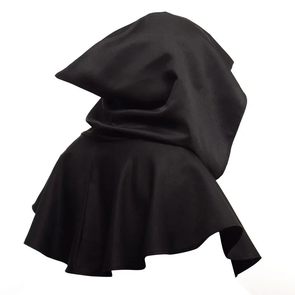 Adult Men Medieval Renaissance Cloak Witch Hooded Cape Hat - alternate view 11