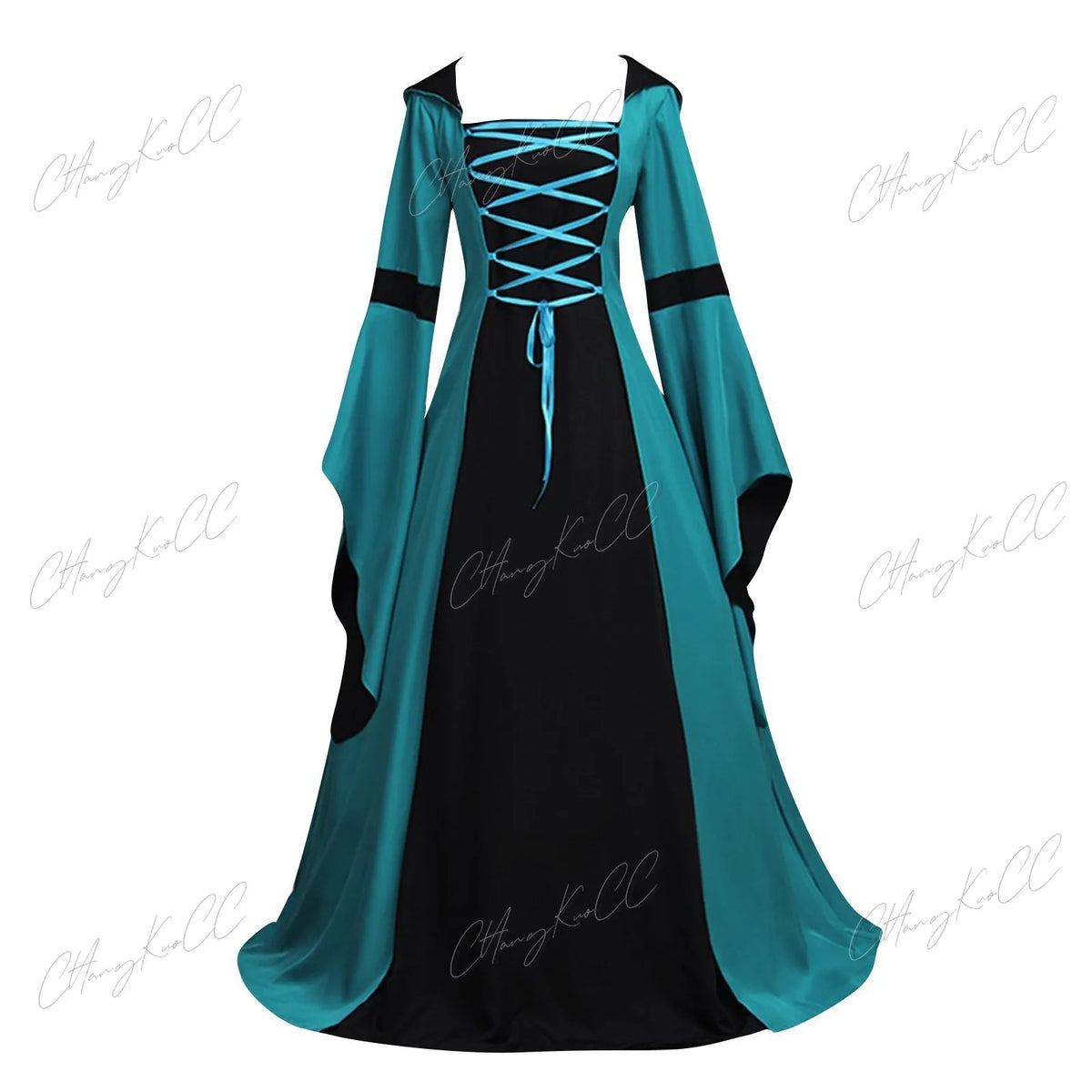 Women's Medieval Dressing Big Swing Vintage Long Sleeve Hollow - product image 2