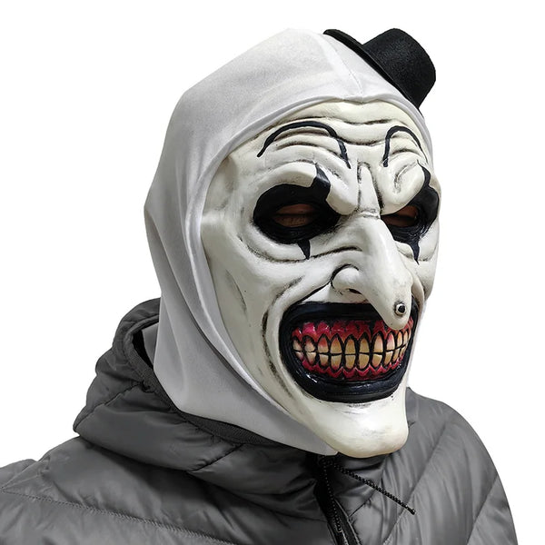 Scary Terrifier 3 Cosplay Mask Halloween Latex Adult Art the Clown Mask Headgear Party Costume Props