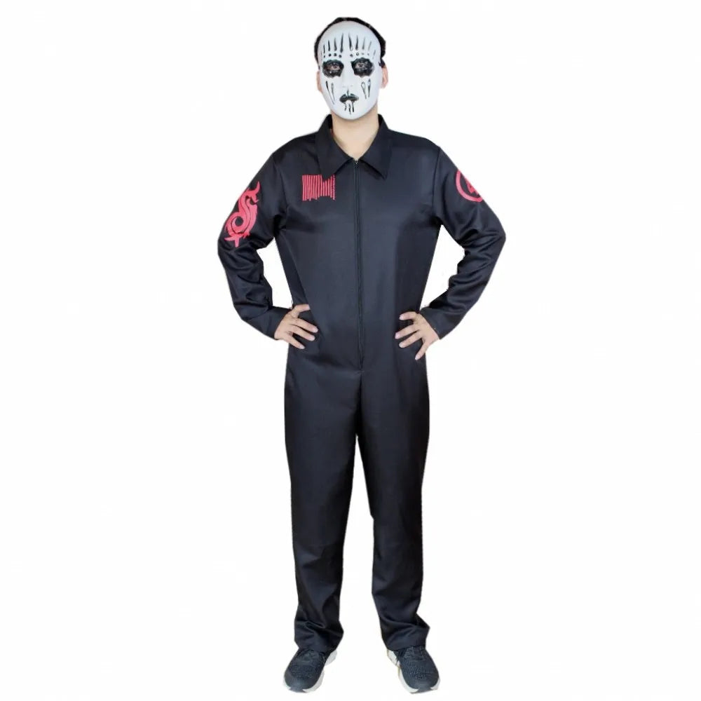 Men's Slipknot Jumpsuit Without Mask Props Jumpsuits Halloween Costume - Costume Style 8 / M