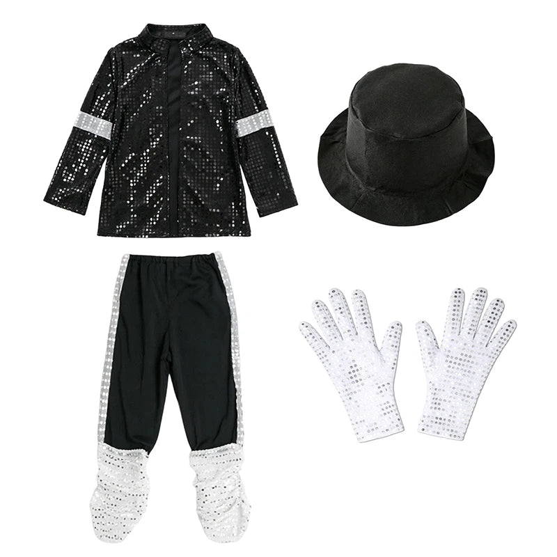 Iconic Pop Star-Inspired Boys' Halloween Costume Set for Kids - product image 11