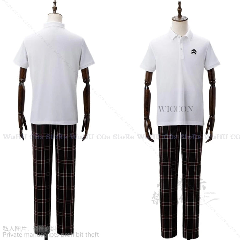 Anime Personaaa 5 Cos Shujin Gakuen Costume Akira Kurusu Men P5 Costume DK School Uniform - only pants / S