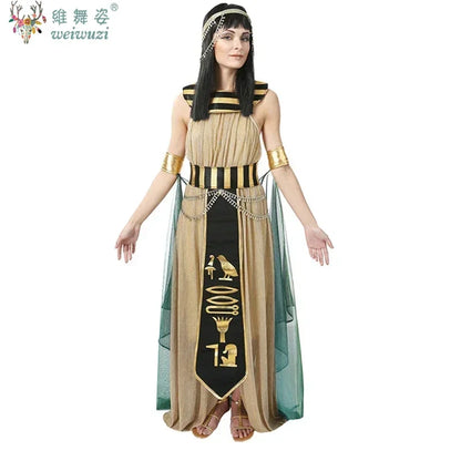 Halloween Costume Pharaoh Cleopatra Couples Costume Myth Goddess Costume Fancy Dress Stage - Man / M