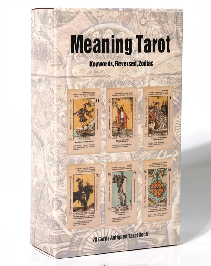 Beginner Tarot Deck with Keywords – 78 Cards