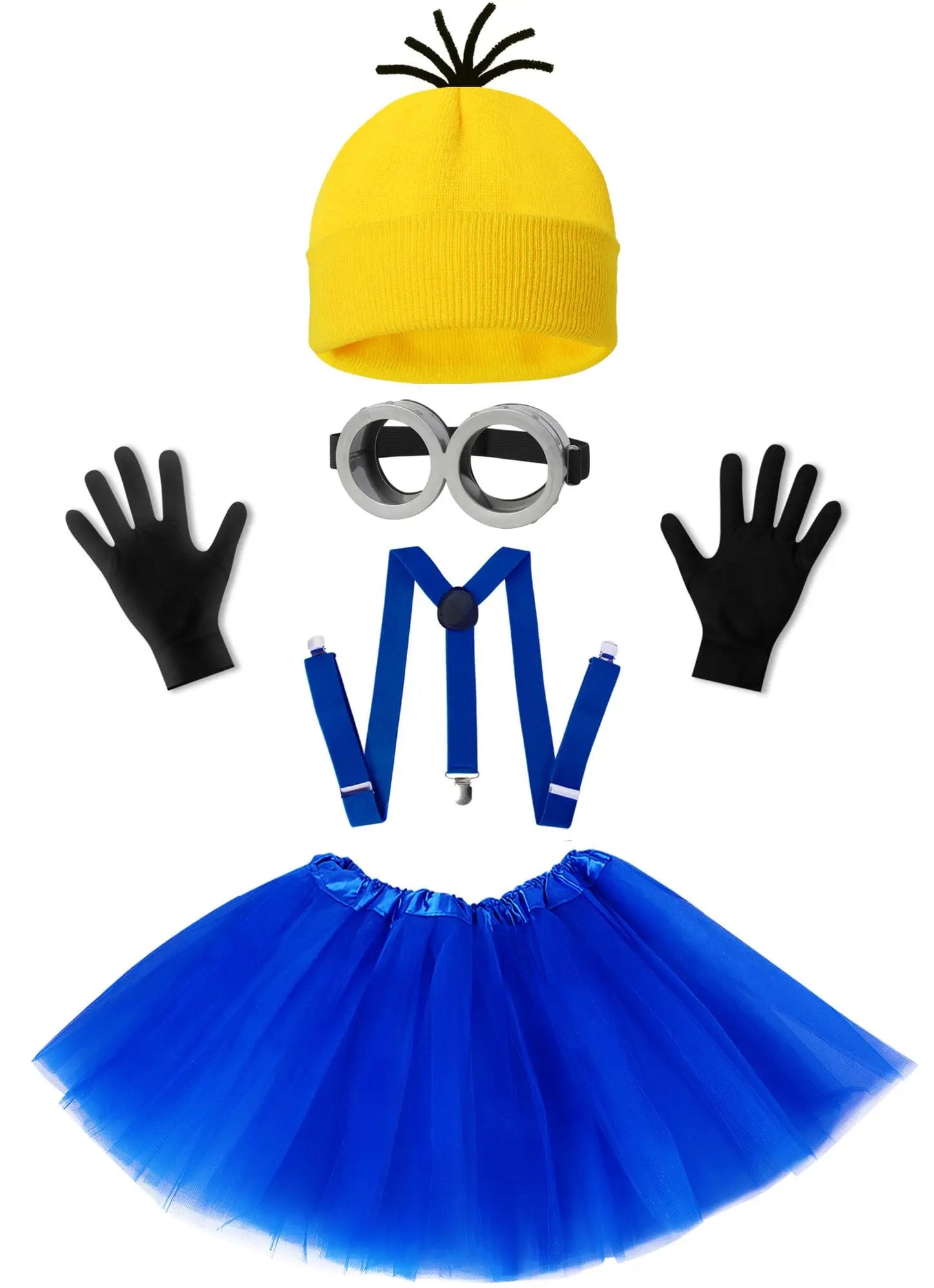 Girls' 5-Piece Halloween Costume Accessory Set