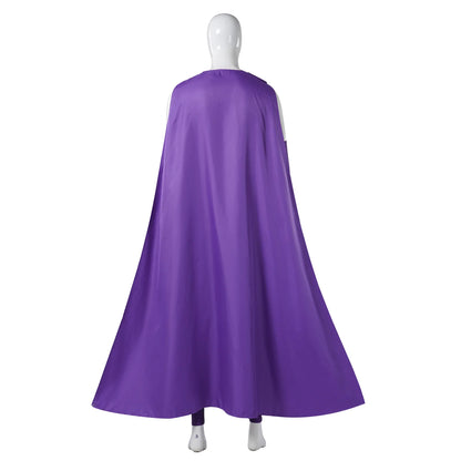 Anime Magneto Costume 97 X Costume Disguise for Men Male Adult Jumpsuit Glove Halloween - H175 / M