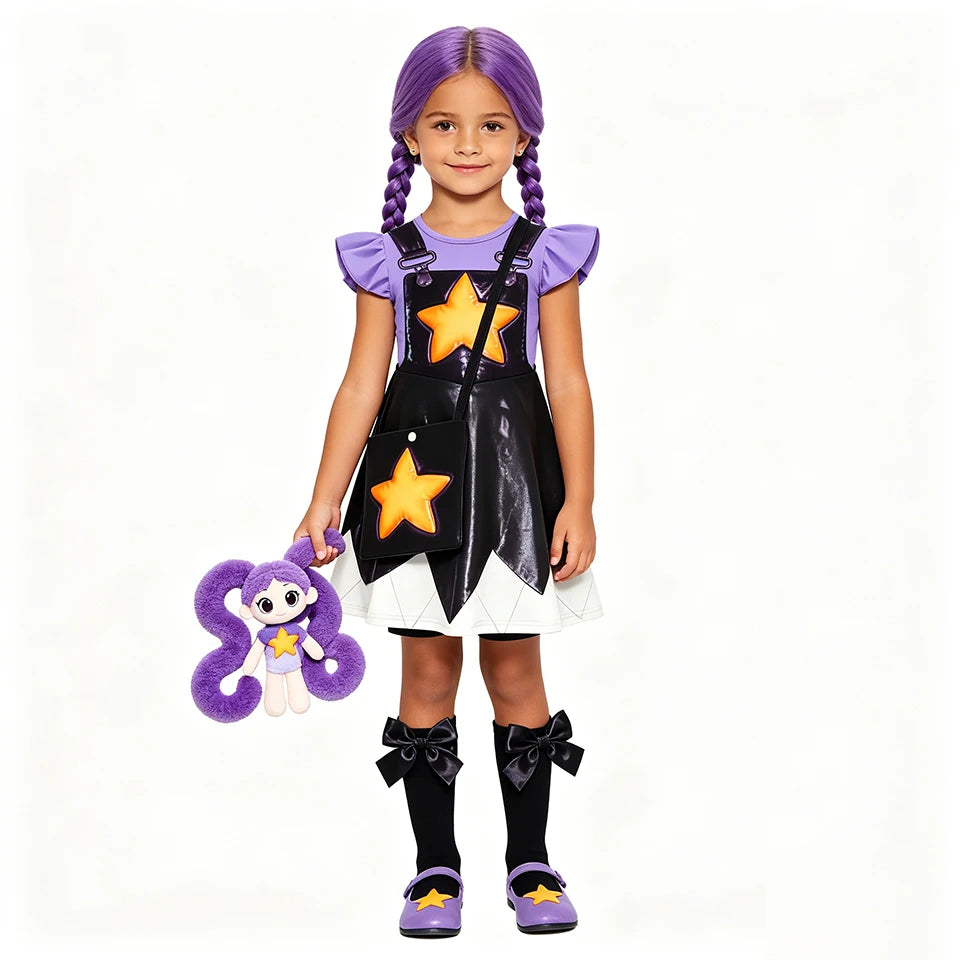 Poppy Playtime-Inspired Lily Costume for Girls | Doll Dress-Up
