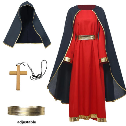 Women's Women's Halo Virgin Mary Costume Halloween Women Nativity Suit Biblical - product image 6