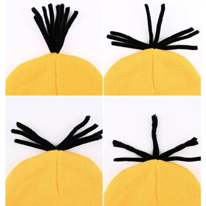 Adult Funny Accessories Goggles Glasses Yellow Beanie Gloves - alternate view 2