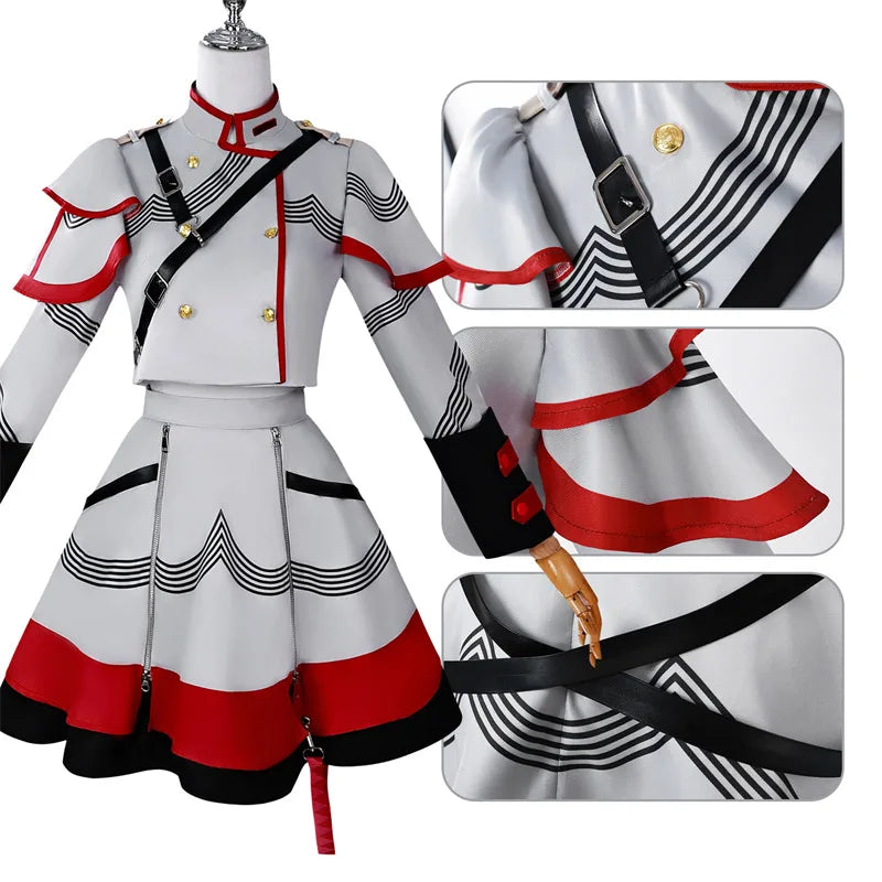 Kasane Teto Costume Adult Uniform Halloween Costumes Anime Women Game - Costume / XS（old）