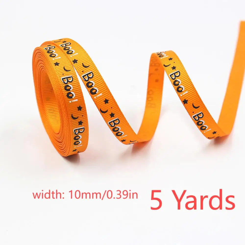 10mm Halloween Ribbon Halloween Party Scene Decoration Bow Headpiece DIY - product image 10