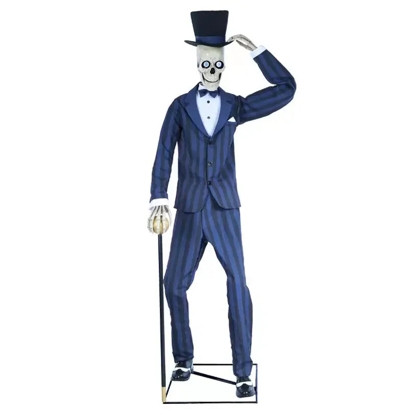 Decoration Large Electric Skull Sensing Sound Ghost Witch Pumpkin Man