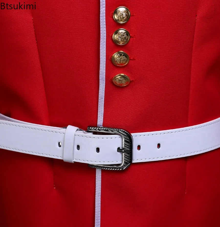 Men's British Royal Guard Uniform Tunic Jacket Guards 2-piece Halloween Costume - View 6