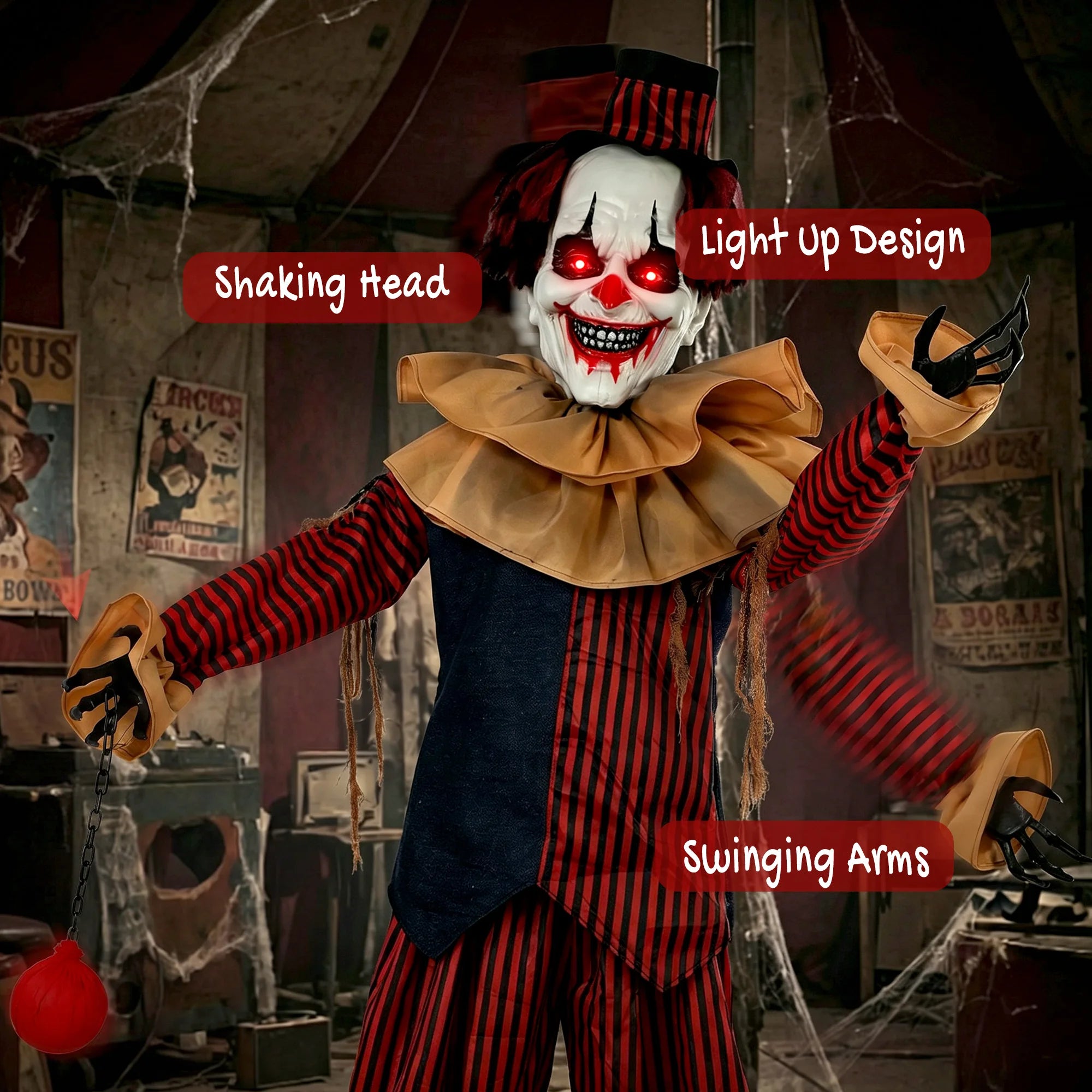Clown Halloween Animatronic - product image 3