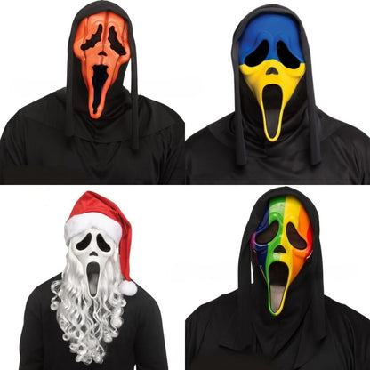 Scream 6 Ghost Death God Mask Halloween Party Masquerade Carnival Costume Prop Scary Cosplay Accessories for - product image 1