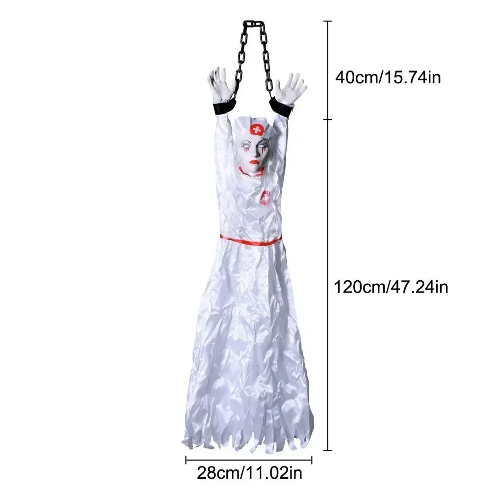 1-Piece Halloween Decoration Hanging Pumpkin Head Scream Sound Party Prop Haunted - product image 23