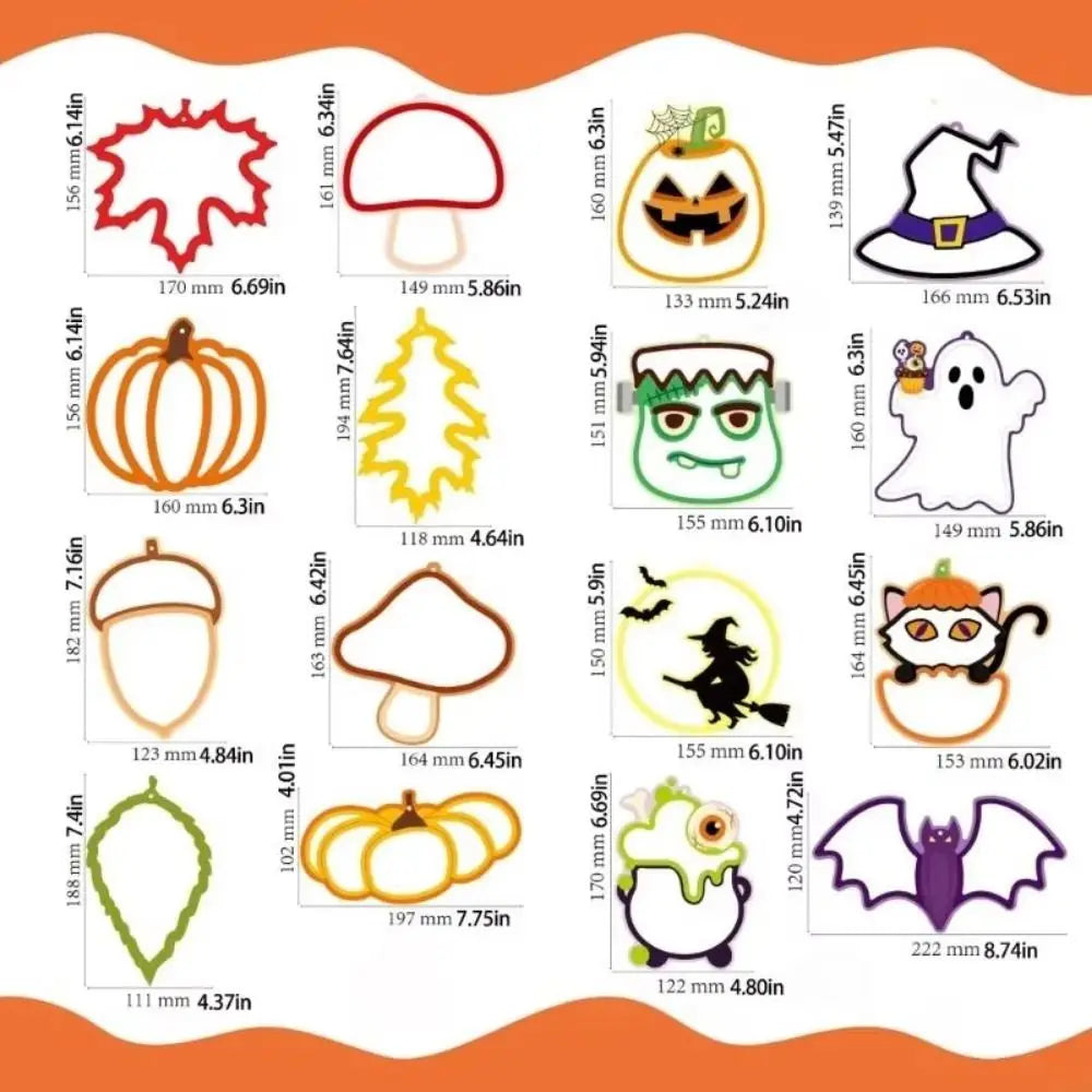 Cartoon Courtyard Halloween Decoration Paper Craft Cute Spooky Handmade Paper - product image 5