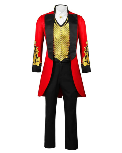 Men's The Greatest Showman P T Barnum Hugh Jackman Vest Uniform Suit Coat Costume - alternate view 6
