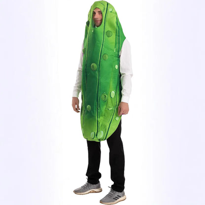 Men's Cucumber Fruit Clothing Sets Cucumber Green Top Costume - alternate view 2
