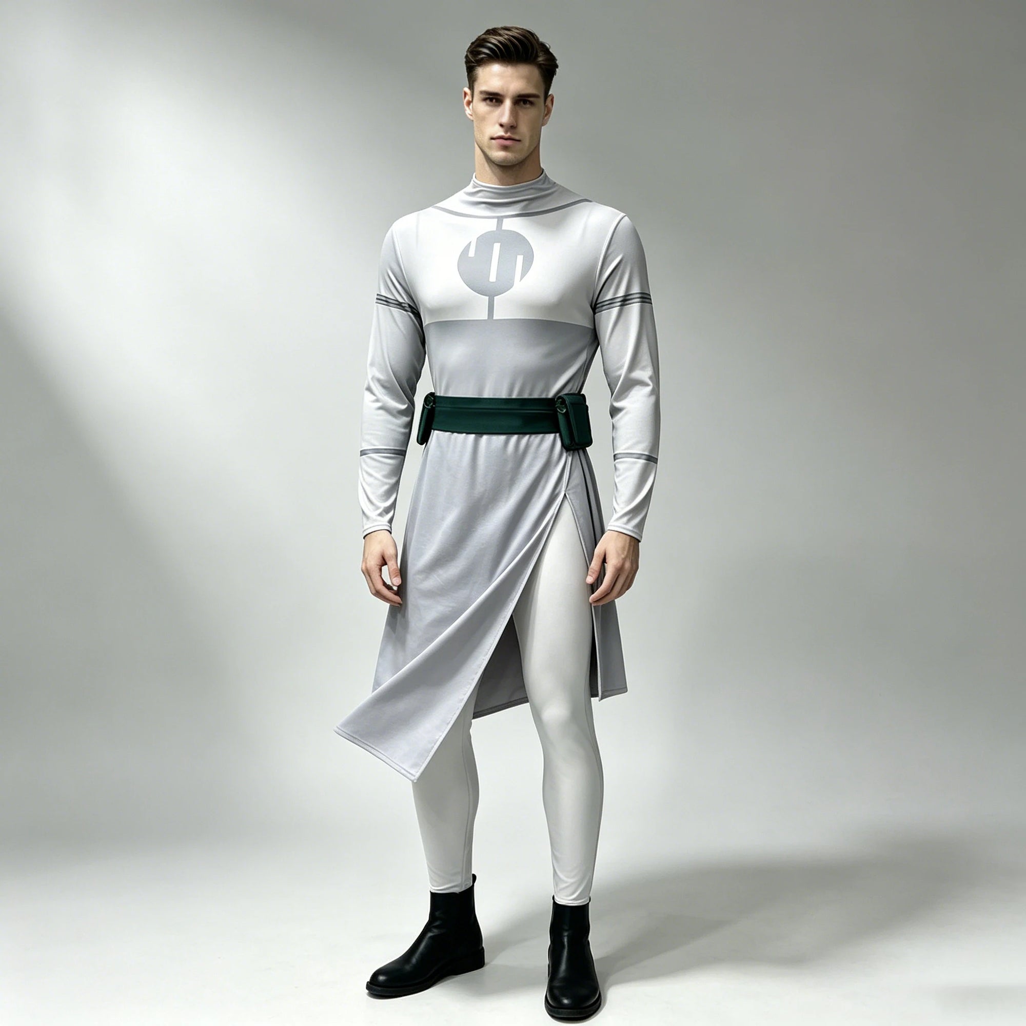 Adult Invincible Omni-Man Costume Nolan Grayson Viltrumite Outfit Jumpsuit with Cloak for - 1SET / S