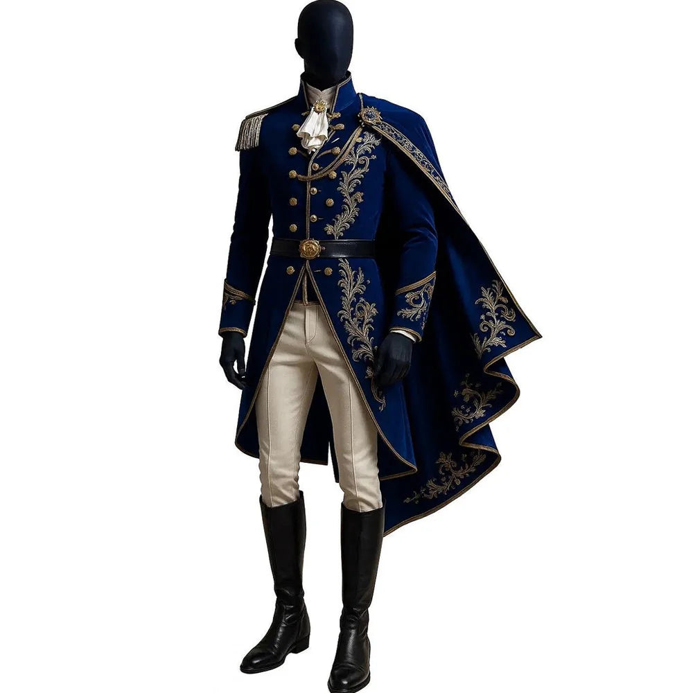Gorgeous Victorian Rococo Baroque Costume Men Royal Prince King Aristocrat Gentleman - Custom Made / historical