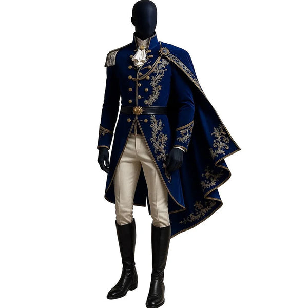 Gorgeous Victorian Rococo Baroque Costume Men Royal Prince King Aristocrat Gentleman - Custom Made / historical