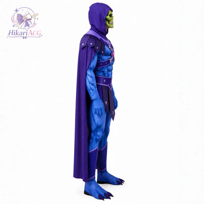 Anime Game Outfit He‑Man and the Skeletor Cosplay Costume Full Set With Cape Men Clothing For Halloween
