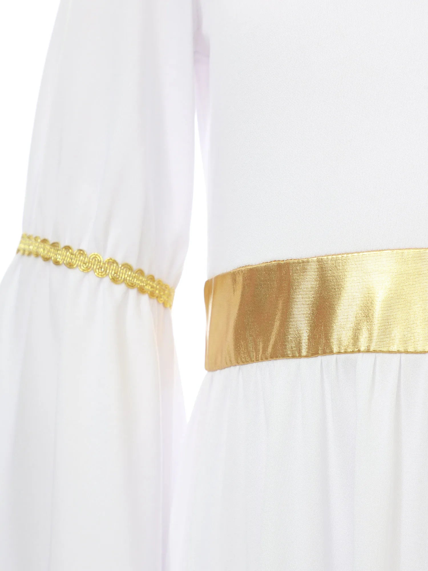 Girls Angel Halloween Costume Dress with Wings