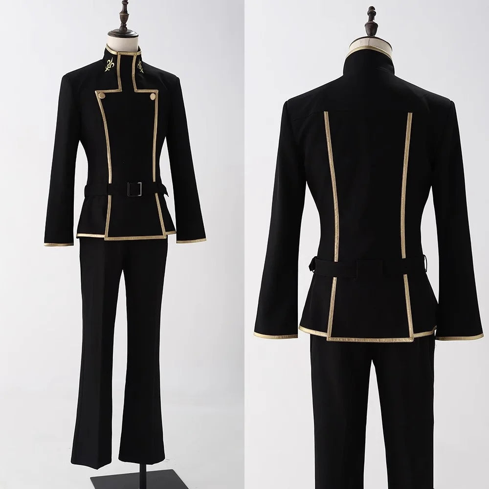 Lelouchh Lamperougee Costume Anime Costume DUDU-R Men School Uniform Costume Lelouchh - Costume / XL
