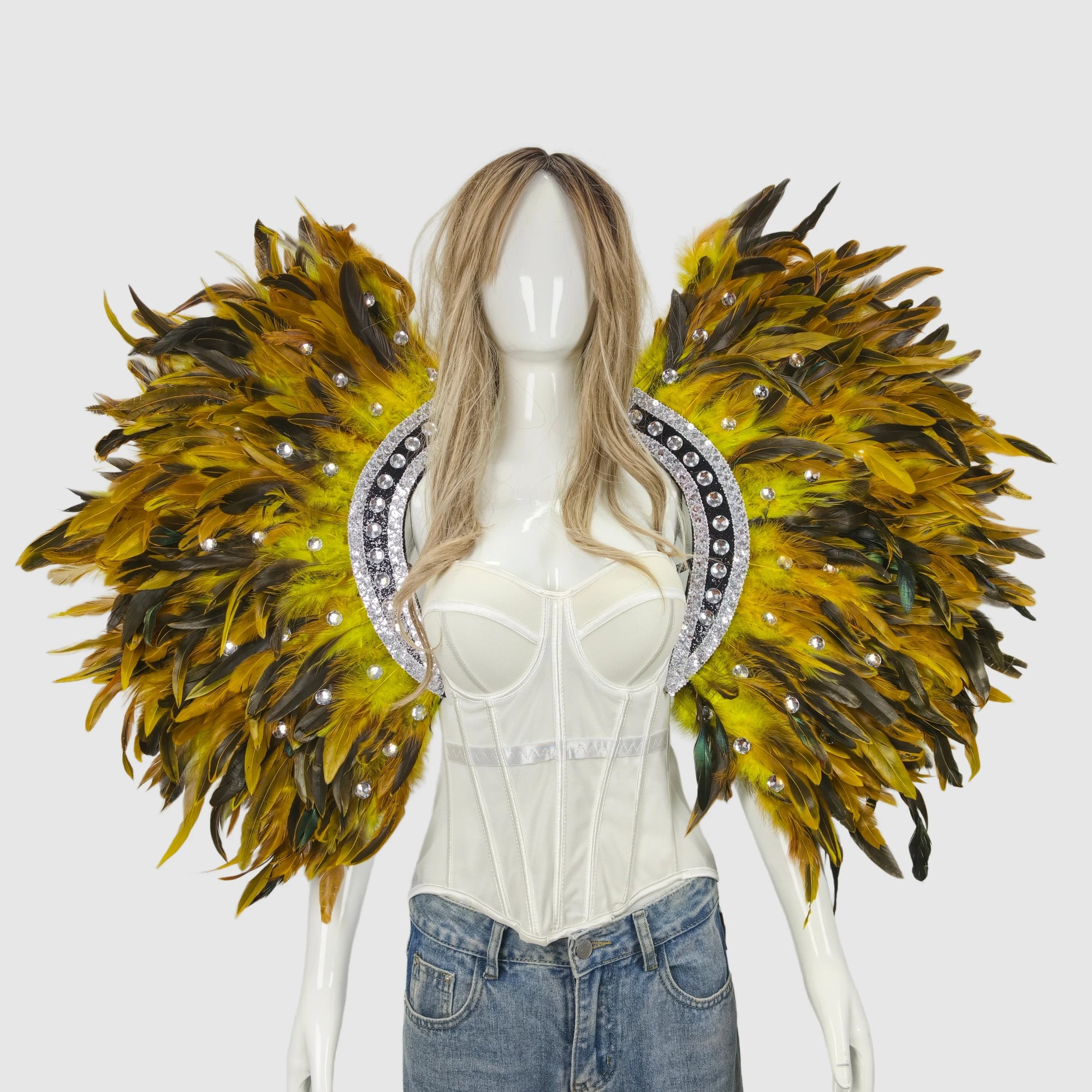 Feather shawls and scarves for Halloween, unisex, feather carnival - product image 11