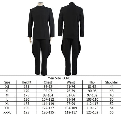Imperial Costume Army Officer Cap Hat Costume Adult Men Space Battle Uniform Coat Pants - Belt and Hat / XL