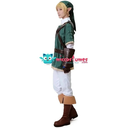 Miccostumes's-8 Princess Link Green halloween costume for Men Cosplay Costumes - product image 5