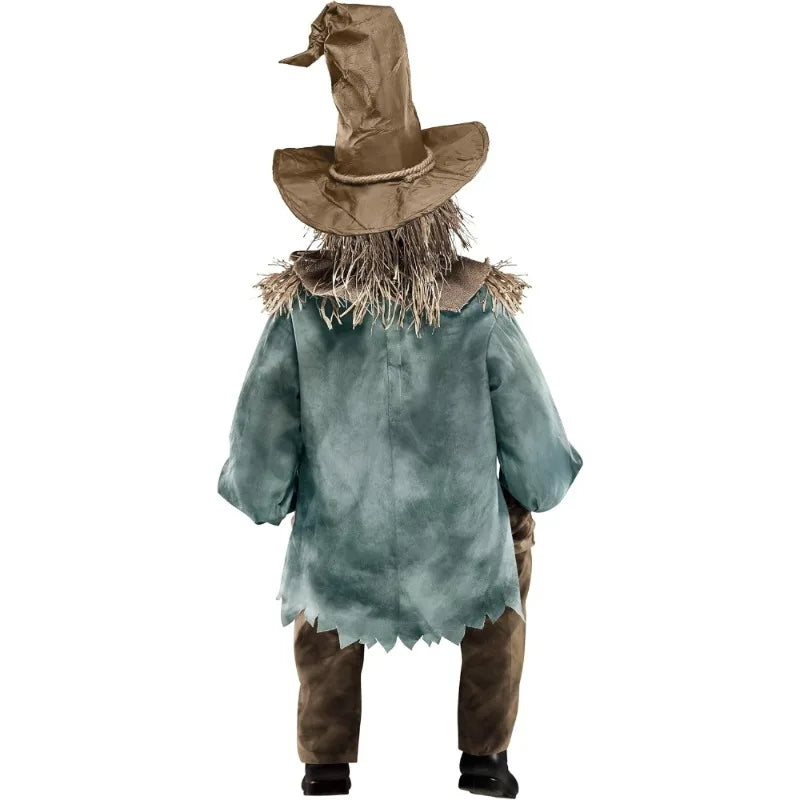 Scary Sitting Scarecrow Animatronic Pop up Motion Halloween Decoration - product image 5