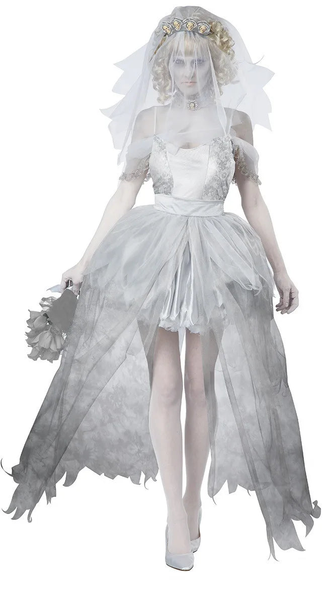 Color Cosplayer Ghost Bride Dress Gothic Halloween Cosplay Costume Ghost Baby - product image 6
