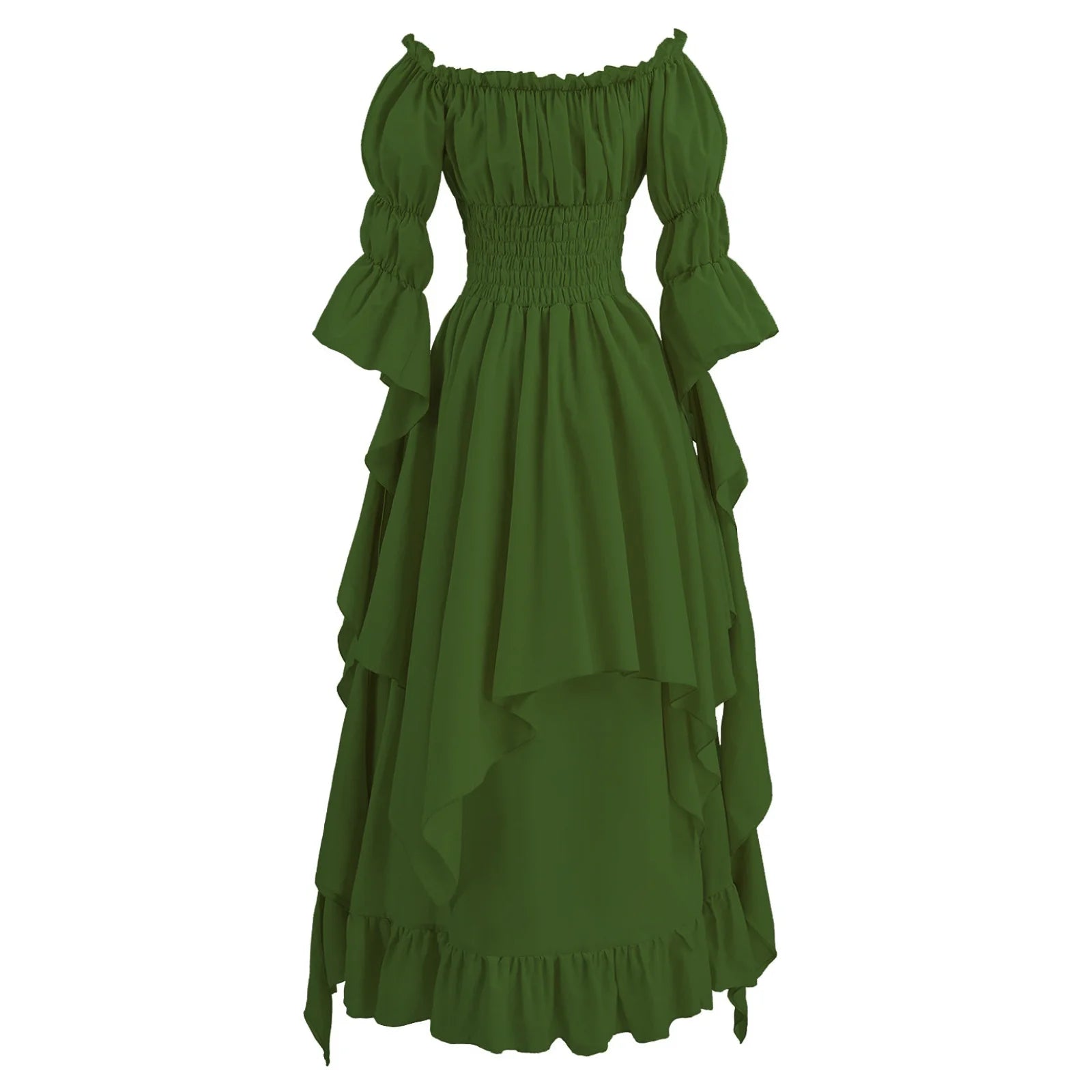 Women's Gothic Witch Dress Medieval Renaissance Costume Victorian Dress for Halloween Party - product image 10