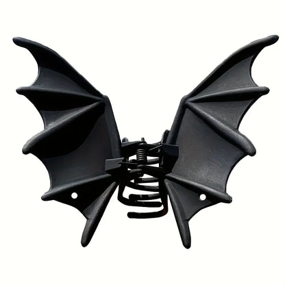 Gothic Bat Hair Clip Halloween Matte Black Gothic Punk-Style Animal Print Hairpin for Women, Elegant Party - product image 7
