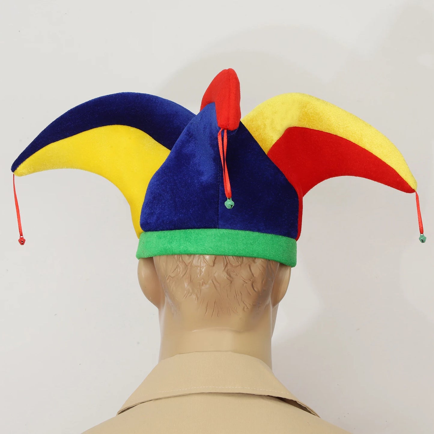 Halloween Costume Clown Hat Unisex Clown Hat Cap with Bells Costume Accessories Adult - Type C / One Size