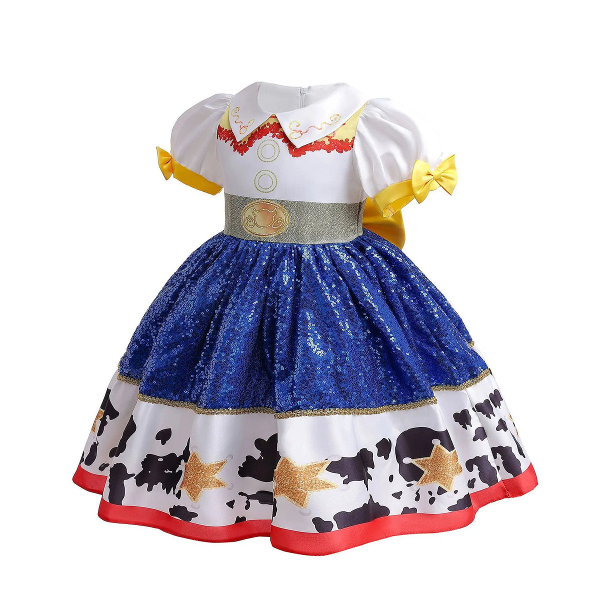 Girls Movie Jessie-Inspired Dress Cowgirl Costume Costume Kids Fancy Outfit Clothes