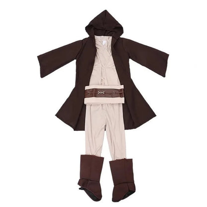 Halloween Kylo Ren White Soldier Obi-Wan Kenobi Kids Costume Jedi Warrior Kids Darth Vader - style 5 / S